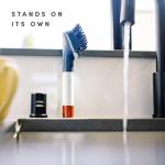 Brite by Scotch-Brite Limited Edition Mess-Free Dishwand, Sleek and Stylish Dish Brush with Soap Dispenser Handle