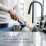 Brite by Scotch-Brite Limited Edition Mess-Free Dishwand, Sleek and Stylish Dish Brush with Soap Dispenser Handle