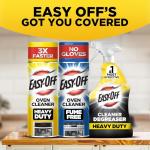 Easy Off Heavy Duty Oven Cleaner, Destroys Tough Burnt on Food and Grease, Lemon Scent, 14.5 oz Can