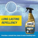 Rain-X 630178 Cerami-X Glass Cleaner + Water Repellent, 16oz - Cleaning Effectively While Remaining Streak Free, Protecting Against Contaminants and Stains