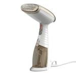 Conair Handheld Garment Steamer for Clothes, Turbo ExtremeSteam 1875W, Portable Handheld Design, Strong Penetrating Steam, White / Champagne