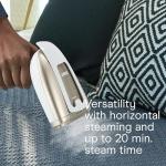 Conair Handheld Garment Steamer for Clothes, Turbo ExtremeSteam 1875W, Portable Handheld Design, Strong Penetrating Steam, White / Champagne