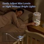 LEVOIT Humidifiers for Bedroom, Quiet (3L Water Tank) Cool Mist Top Fill Essential Oil Diffuser with 25Watt for Home Large Room, 360° Nozzle, Rapid Ultrasonic Humidification for Baby Nursery and Plant