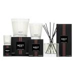 NEST New York Reed Diffuser, Moroccan Amber - 5.9 fl oz - Fragrance for Up to 90 Days - Reusable, Refillable Glass Holder - Includes 8 All-Natural Reed Sticks - Flame Free