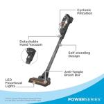 BLACK+DECKER POWERSERIES+ 20V MAX Cordless Stick Vacuum with LED Floor Lights, Lightweight, Removable Battery (BHFEA18D1)