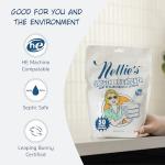 Nellie's Oxygen Brightener - Laundry Stain Remover - Planet-Friendly - Alternative to Bleach for Brighter Whites and Colors - Hypoallergenic and Septic-Safe (50 Scoops) - (Made in Canada)