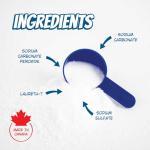 Nellie's Oxygen Brightener - Laundry Stain Remover - Planet-Friendly - Alternative to Bleach for Brighter Whites and Colors - Hypoallergenic and Septic-Safe (50 Scoops) - (Made in Canada)