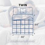 Utopia Bedding Down Alternative Comforter (Twin, White) - All Season Comforter - Plush Siliconized Fiberfill Duvet Insert - Box Stitched