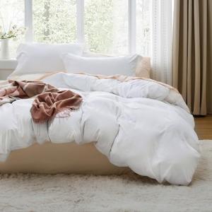 Bedsure King Size Duvet Cover Set, 3 Pieces