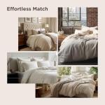 Bedsure King Size Duvet Cover Set, 3 Pieces