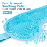 NEWGO Cooling Eye Mask for Puffy Eyes, Cold Eye Mask Eye Ice Pack for After Eyes Surgery, Tension Stress Relief, Itchy Eyes, Headaches, Dark Circles - Blue