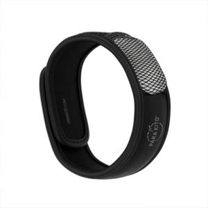 PARA'KITO Mosquito Repellent Bracelets, Bug Repellent Bracelets, Natural Essential, Spray Alternatives for Beach, Camping, Hiking (Black)