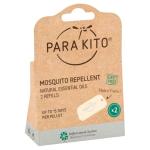 PARA'KITO Refill Pellets for Mosquito Repellent Bracelets, Mosquito Pellets with Citronella Oil, Hiking & Camping Accessories, 3 x 2 Refills (15 Days Each)