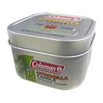 Coleman Pine Scented Citronella Candle with Wooden Crackle Wick - 6 oz Tin