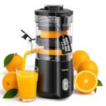 Keerain Electric Orange Juicer, Hand-Free Citrus Juicer Machine with Cleaning Brush, Automatic Juice Squeezer for Lemon, Lime, Grapefruit, Pomegranate