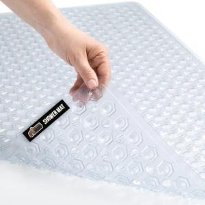 GORILLA GRIP Machine Washable Shower Mat, 35x16 Inch