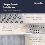 Homerella Non-Slip Bath Mat with Suction Cups