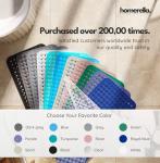 Homerella Non-Slip Bath Mat with Suction Cups