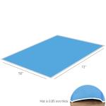 Children's Factory Rectangular Mess and Play Splash Mat - 50 x 72