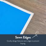 Children's Factory Rectangular Mess and Play Splash Mat - 50 x 72