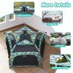 Funsland Baby Playpen Pop-up Tent - Outdoor & Indoor Play Tent for Beach with Canopy Travel Bag Portable Play Yard for Babies & Toddlers (Forest)