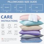 Elegear Cooling Pillow Cases for Hot Sleepers, Japanese Q-Max 0.45 Cooling Pillowcases, Both Sides(Cooling/Cotton), Breathable Soft Pillowcase for Hair and Skin, Set of 2-Blue (Queen (20'' x 30''))