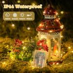 JMEXSUSS 2 Pack Fairy Lights Battery Operated with Remote, Total 400 LED 132ft Battery Powered String Lights, Twinkle Fairy Lights for Bedroom Indoor Outdoor Patio Tree Valentine Decor, Warm White