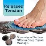 SlipX Solutions Extra Long Deep Foot Massager Bath Tub & Shower Mat 38x17 | Non-Slip, 188 Suction Cups | Feels Great on Tired Feet, Looks Like River Rock | Machine Washable, Bronze Pebbles
