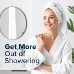 SlipX Solutions Extra Long Deep Foot Massager Bath Tub & Shower Mat 38x17 | Non-Slip, 188 Suction Cups | Feels Great on Tired Feet, Looks Like River Rock | Machine Washable, Bronze Pebbles