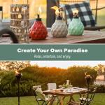 TIKI Citronella Torch Fuel - 1 Gallon (128 oz.), Easy Pour, Long-Lasting for Outdoor Torches & Table Torches, with Citronella & Lemongrass Oil, for Patio, Garden & Backyard Use