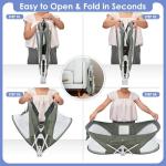 ISELECTOR Portable Baby Bassinet Travel Baby Bed, Baby Cribs Travel Pod for Outdoors Baby Lounger Infant Travel Bed with Mosquito Net and Sunshade Canopy, Lightweight Washable Foldable