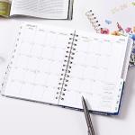 2025-2026 Academic Planner Floral 8.5×6.4
