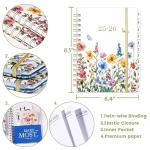2025-2026 Academic Planner Floral 8.5×6.4