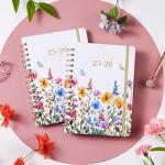 2025-2026 Academic Planner Floral 8.5×6.4