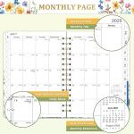 2025-2026 Academic Planner Floral 8.5×6.4