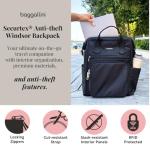 Baggallini Securtex Anti-Theft 16″ Laptop Backpack