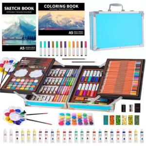 KINSPORY Deluxe Kids Art Kit – multi‑media kit