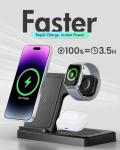 3‑in‑1 iPhone & Apple Watch Wireless Charger