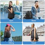 ROSECER Gym Drawstring Backpack with Wet Pocket