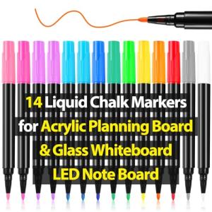 Liquid Chalk Acrylic Board Markers 14‑Pack