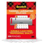 Scotch: 200 ct 8.9×11.4″ 3 mil Thermal Pouches