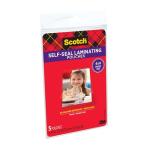 Scotch: 5 ct 4.3×6.3″ Self‑Sealing Laminating