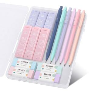 SKYDUE 6‑Pack Cute Mechanical Pencil Set