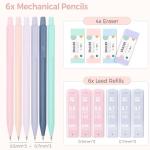 SKYDUE 6‑Pack Cute Mechanical Pencil Set