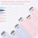 SKYDUE 6‑Pack Cute Mechanical Pencil Set