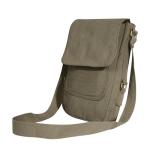 Dasein Canvas Messenger Laptop Bag 15 in Army Green