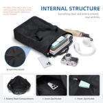 GOLF QUALITY Convertible Tote Backpack Black