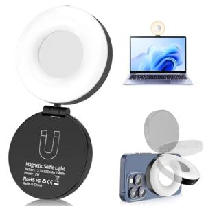 Magnetic Selfie Light with Mirror for Phones