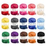 Beginner Crochet Kit – 1500 yd Yarn + 21 Hooks