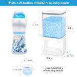 Conworld Laundry Beads Dispenser, Wall-Mounted Laundry Detergent Dispenser for, Laundry Room Organization for Rice, Laundry Scent Booster Beads